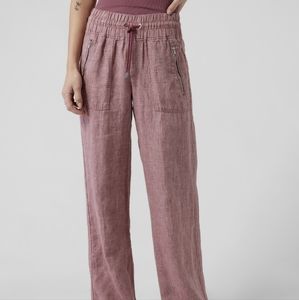 Athleta Linen Wide Leg Pant New With Tags
